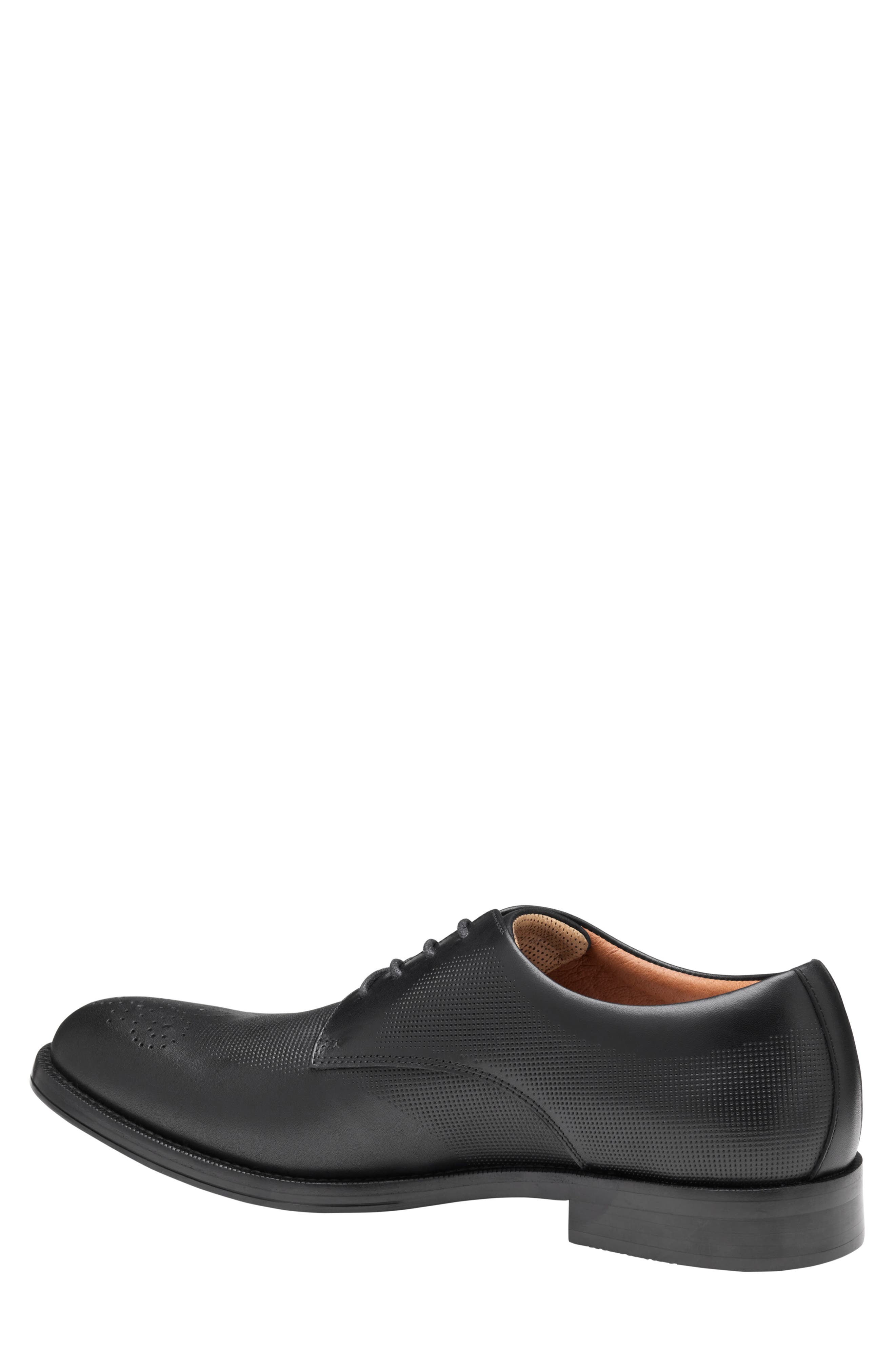 Johnston & Murphy Copley XC+ Waterproof Plain Toe Derby, Alternate, color, Black Waterproof Full Grain