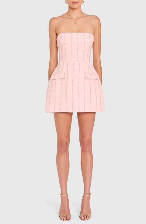 Metallic Windowpane Plaid Cocktail Romper