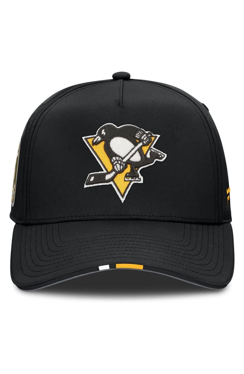 FANATICS Men's Fanatics Black Pittsburgh Penguins 2025 NHL Draft Authentic Pro On-Stage Podium A-Frame Adjustable Hat, Alternate, color, Black