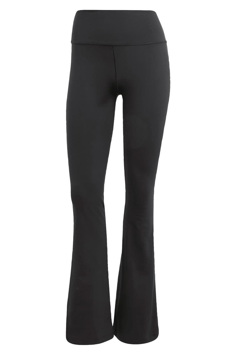 All Me Flare Leggings, Alternate, color, BLACK/ BLACK