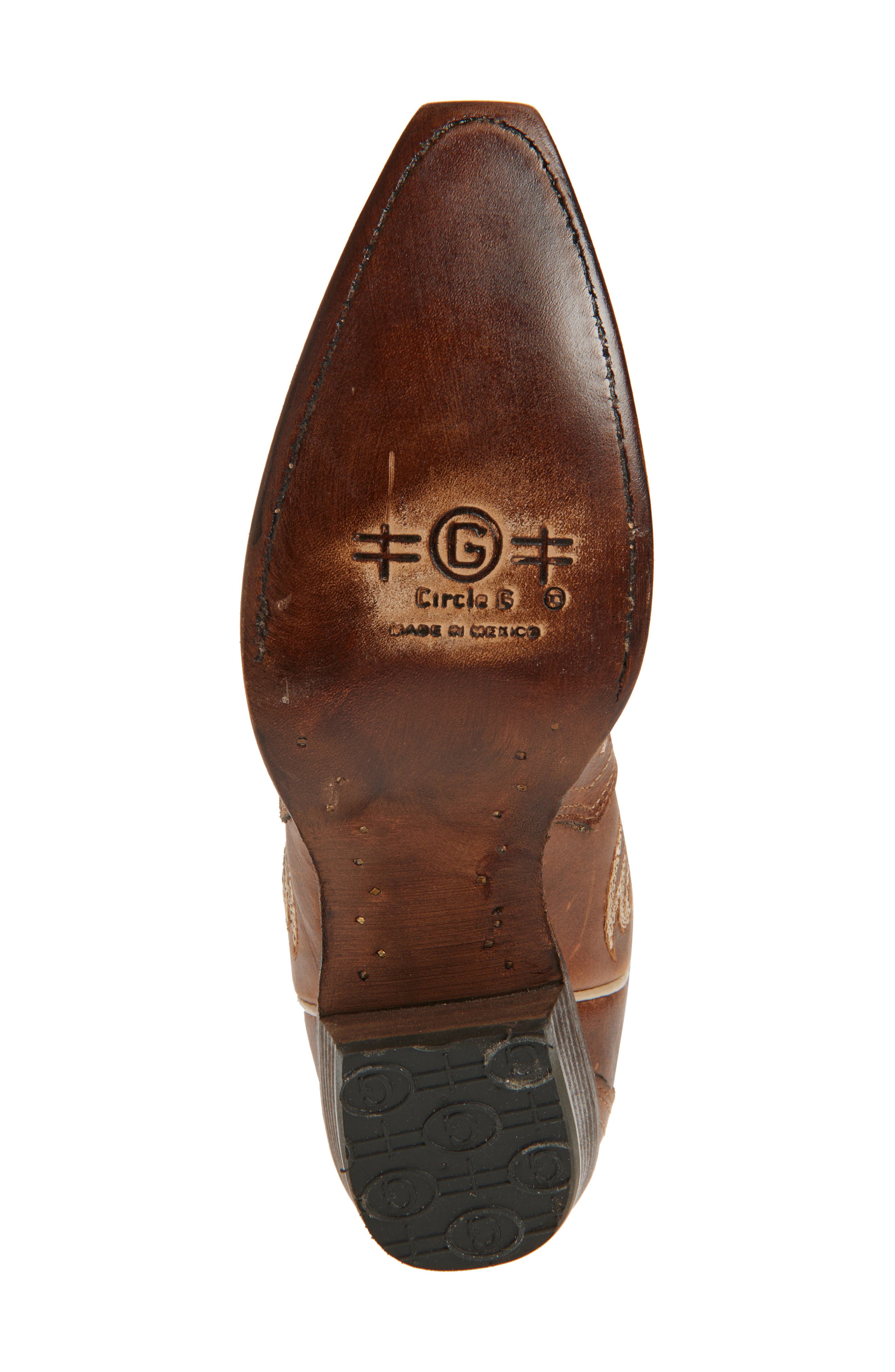 CIRCLE G Embroidered Western Boot, Alternate, color, 