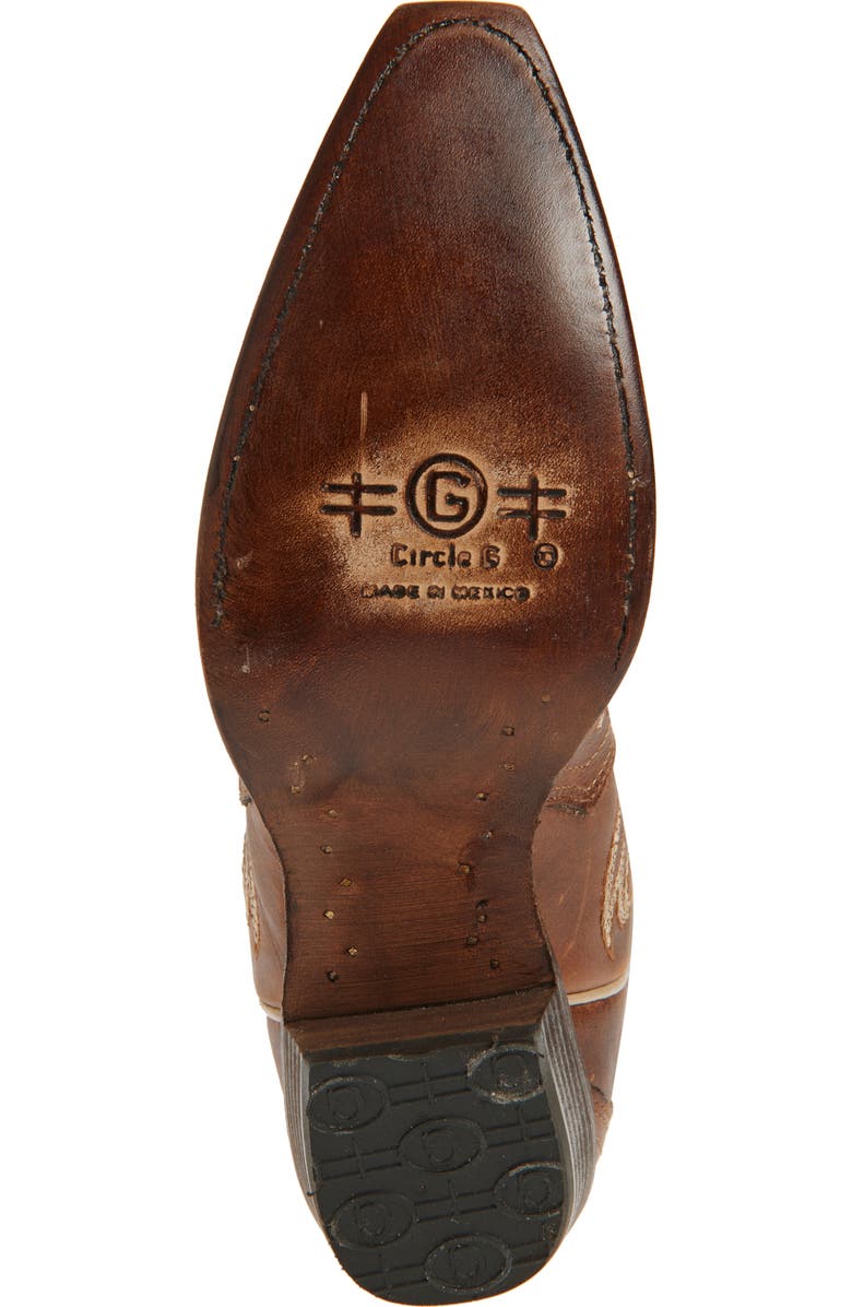 CIRCLE G Embroidered Western Boot, Alternate, color,