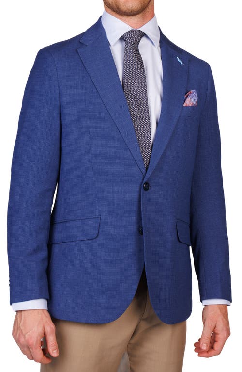 Tailorbyrd Birdseye Dobby Sport Coat In Blue