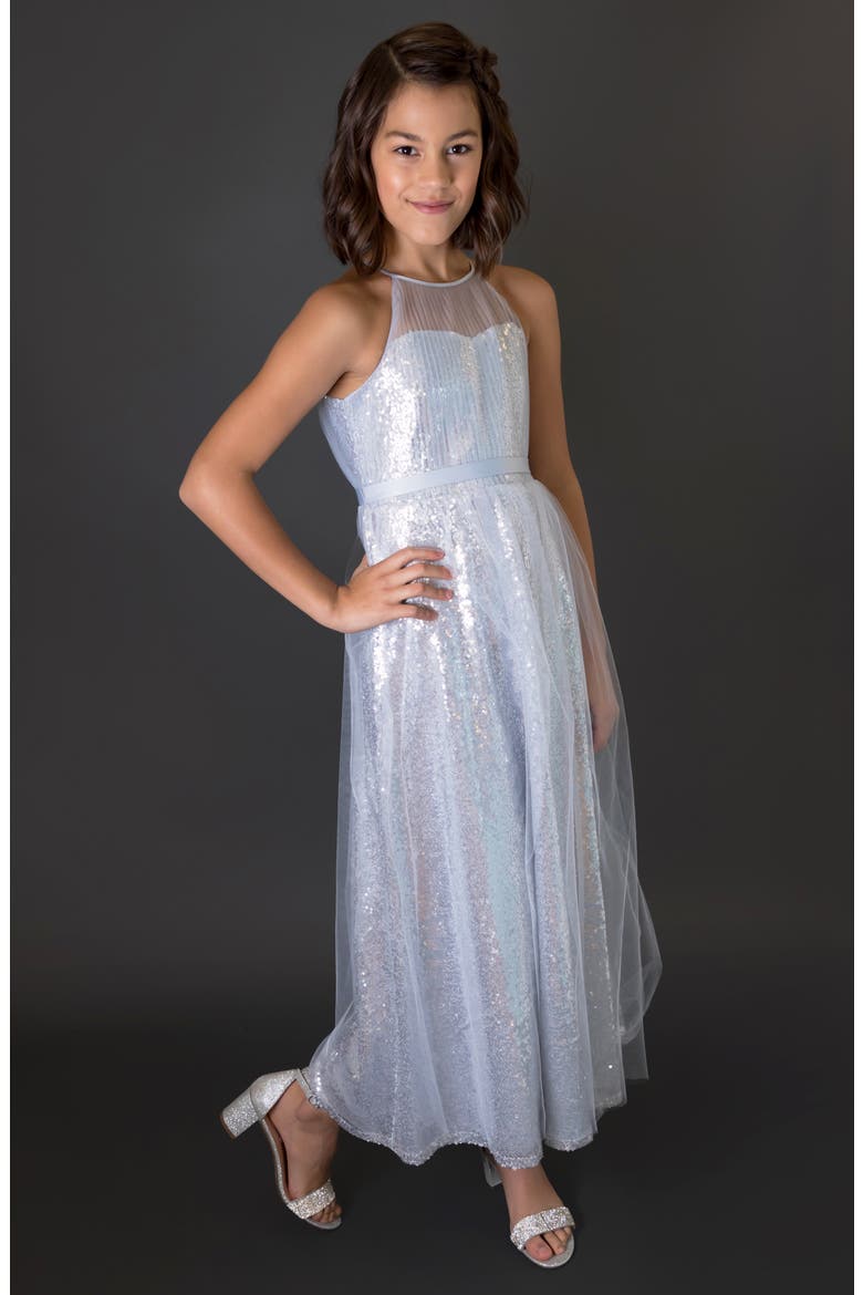 Sequin Dress, Alternate, color, SILVER