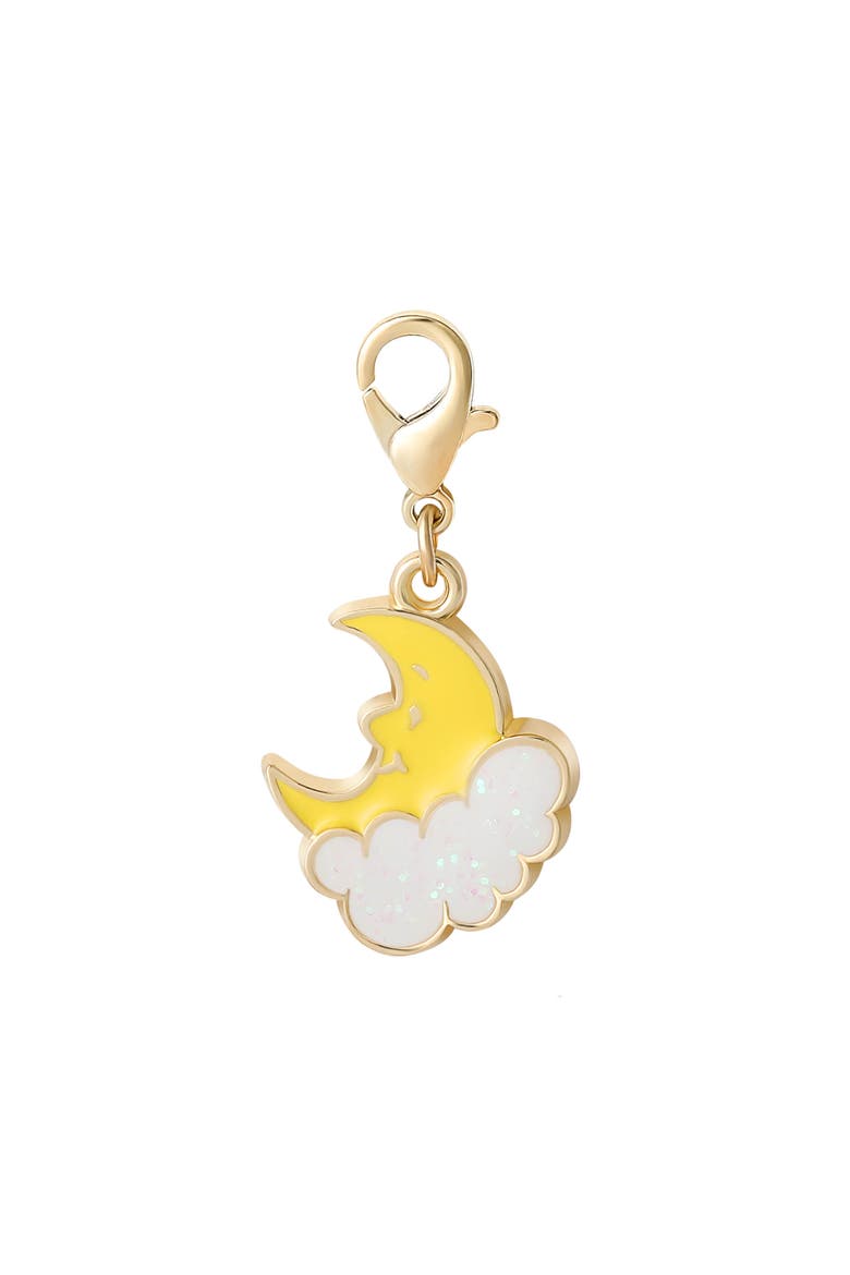 Charm Bracelet and Necklace with 5 Interchangeable Charms, Alternate, color, Gold