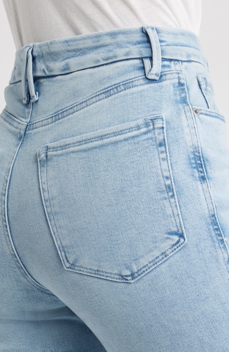 Good American Good Curve High Waist Straight Leg Compression Jeans, Alternate, color, Indigo949