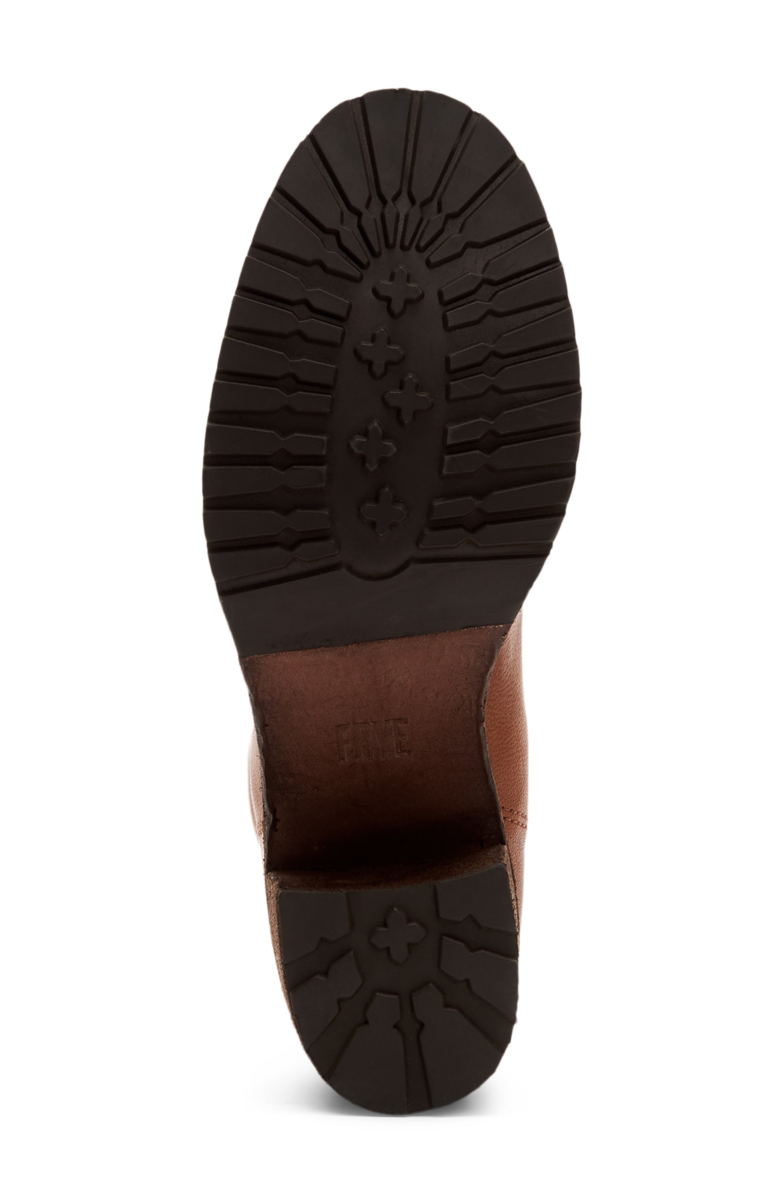 Karen Combat Boot, Alternate, color, COGNAC LEATHER
