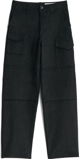 Nora Faux Suede Cargo Pants