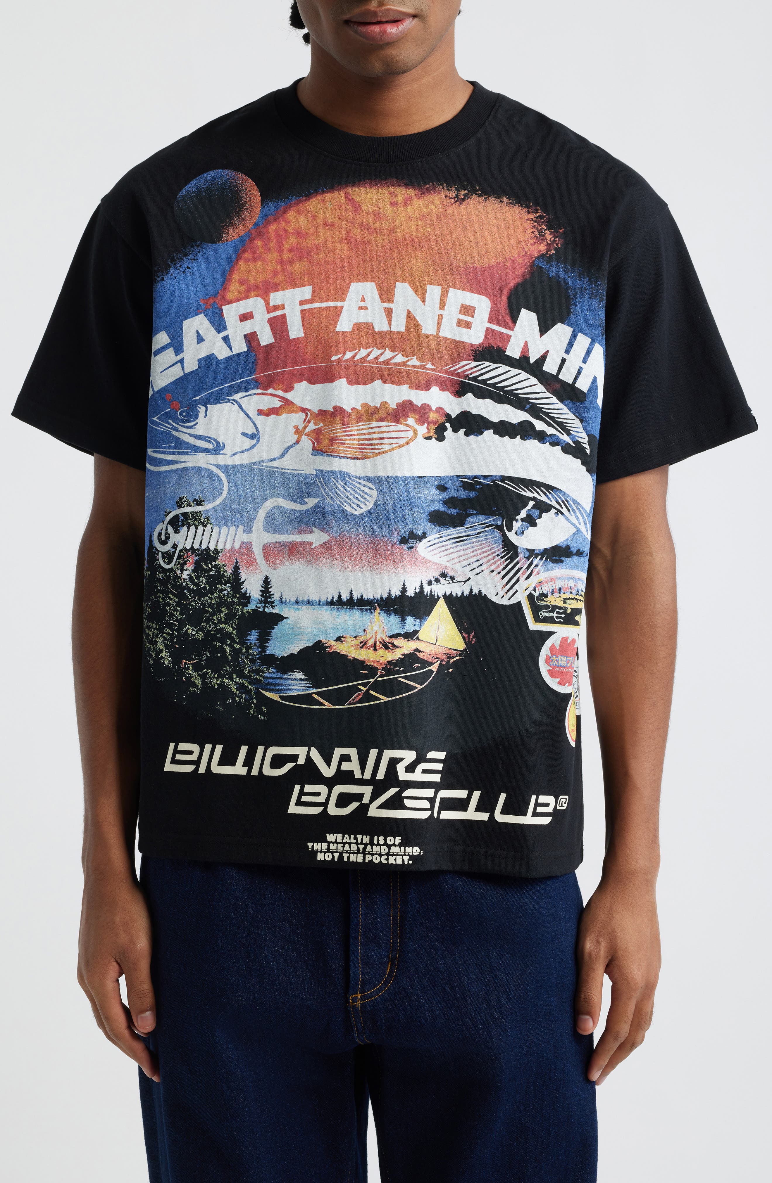 Hook Cotton Graphic T-Shirt