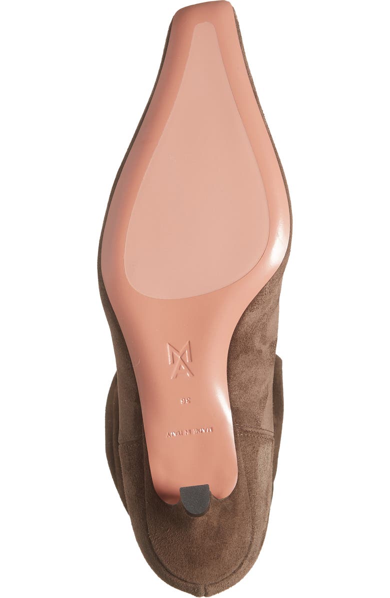 Amina Muaddi Jamie Slouch Bootie, Alternate, color, Crosta Coffee