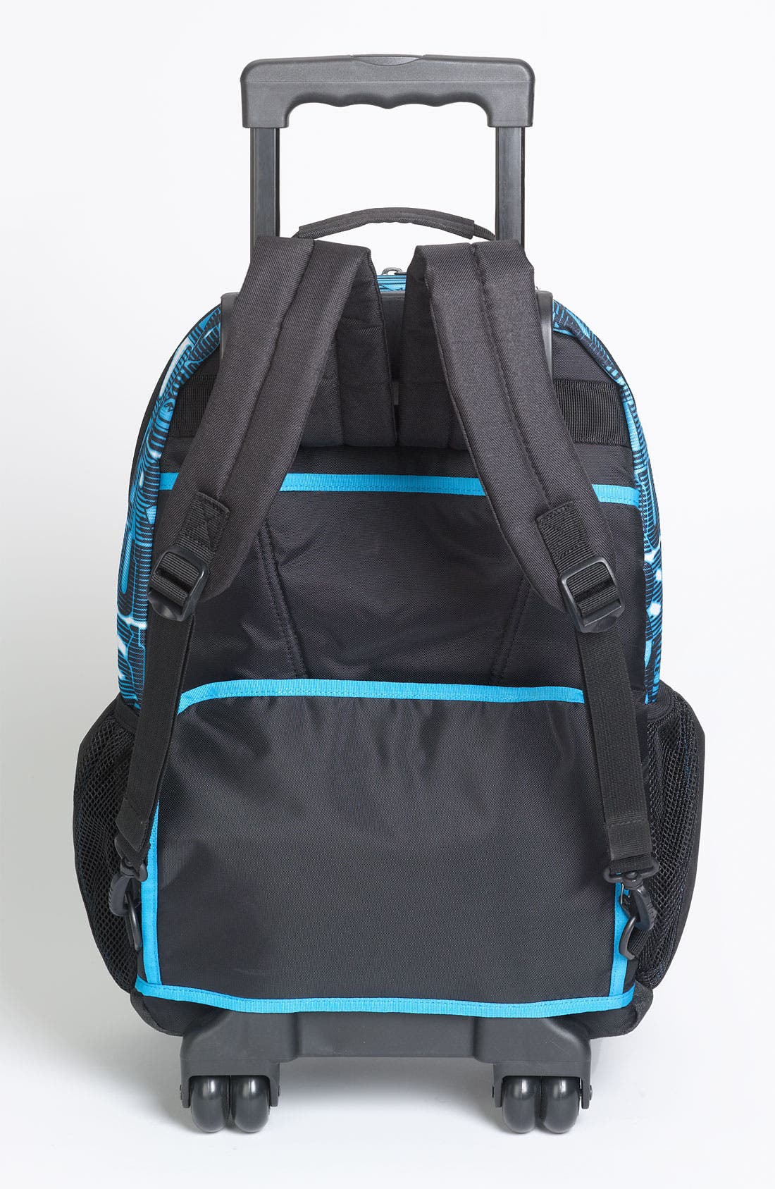 'Hall Pass' Rolling Backpack, Alternate, color, BLUE/ BLACK