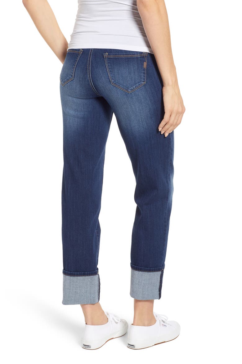 Cuff Straight Leg Maternity Jeans, Alternate, color, ZIGGY