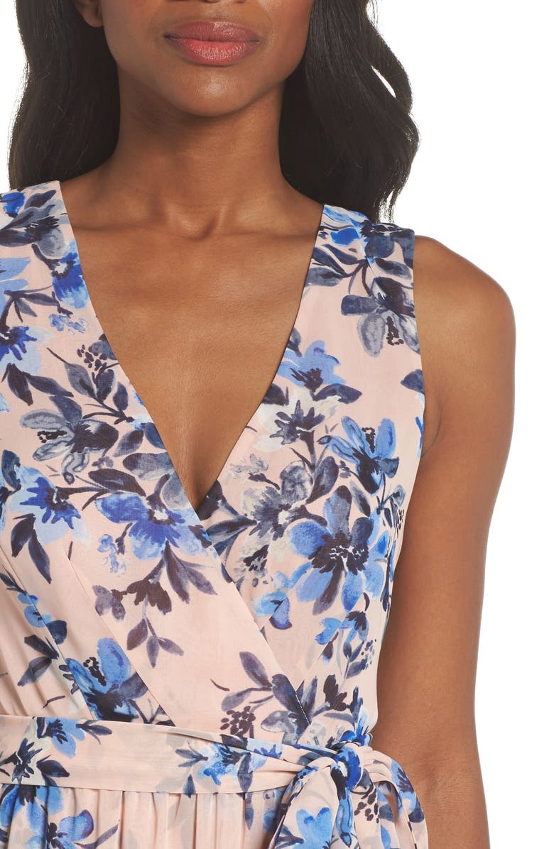 Eliza J Sleeveless High/Low Dress, Alternate, color, 