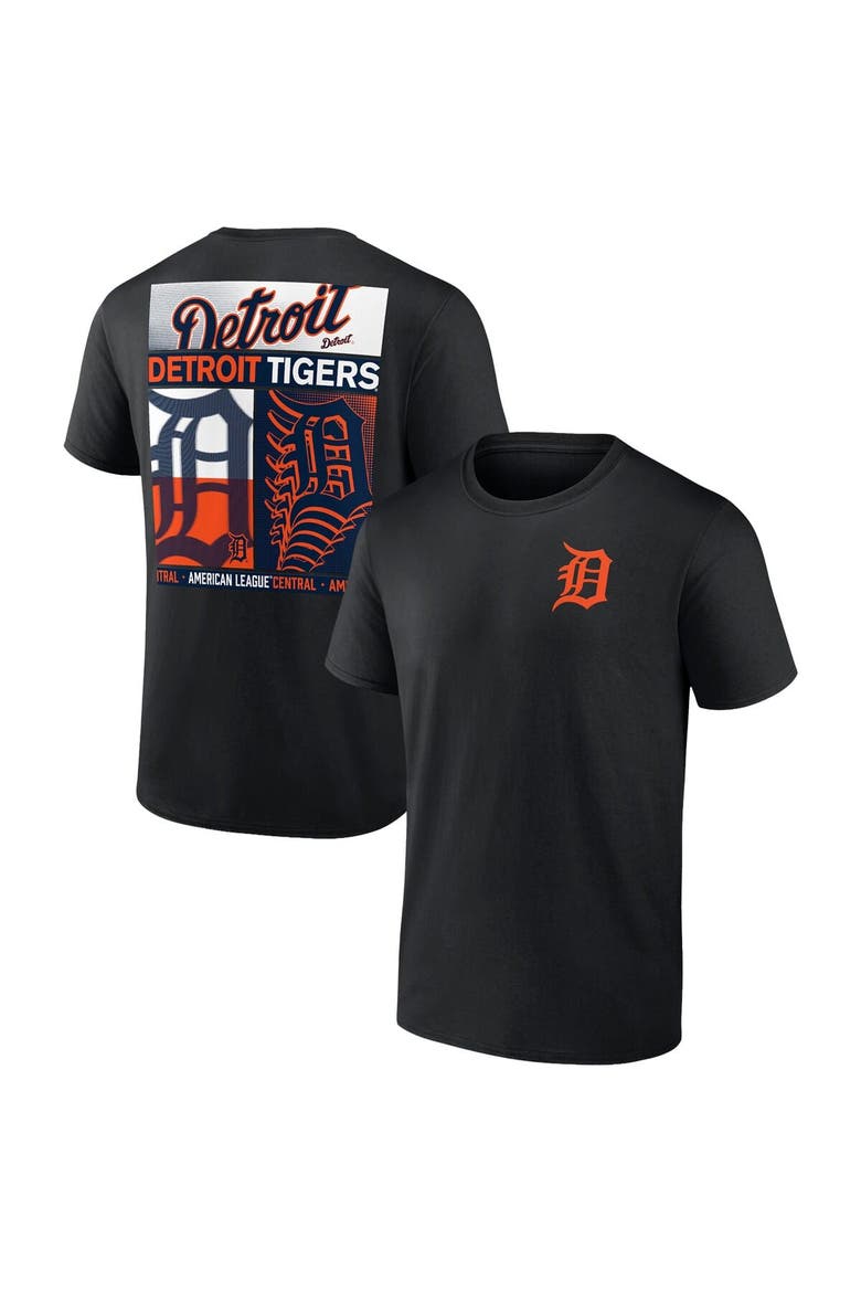 Men's Profile  Black Detroit Tigers Big & Tall Two-Sided Graphic T-Shirt, Main, color, Black