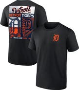 FANATICS Men's Profile Black Detroit Tigers Big & Tall Two-Sided Graphic T-Shirt