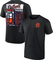 FANATICS Men's Profile Black Detroit Tigers Big & Tall Two-Sided Graphic T-Shirt