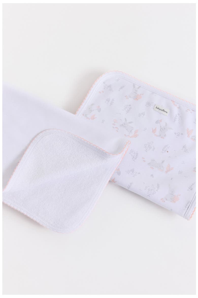 Bunny Foot Babies Set X2, Alternate, color, Pink