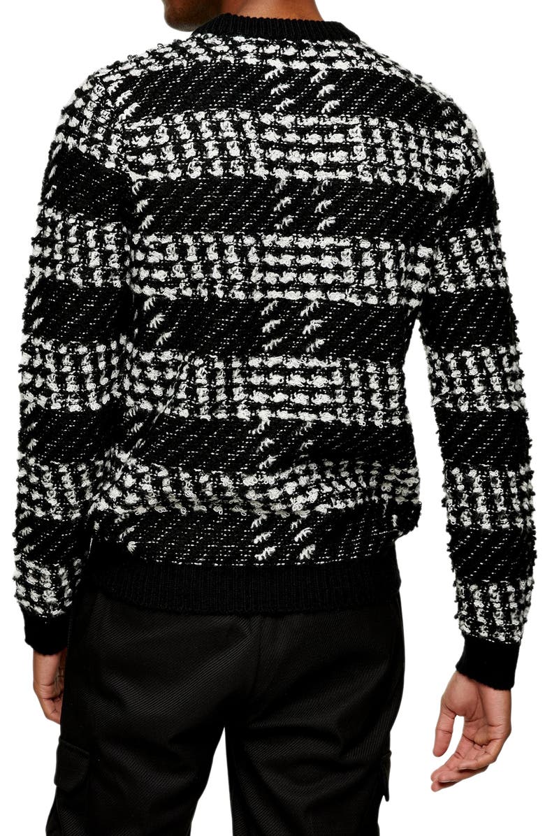 Topman Check Sweater, Alternate, color,