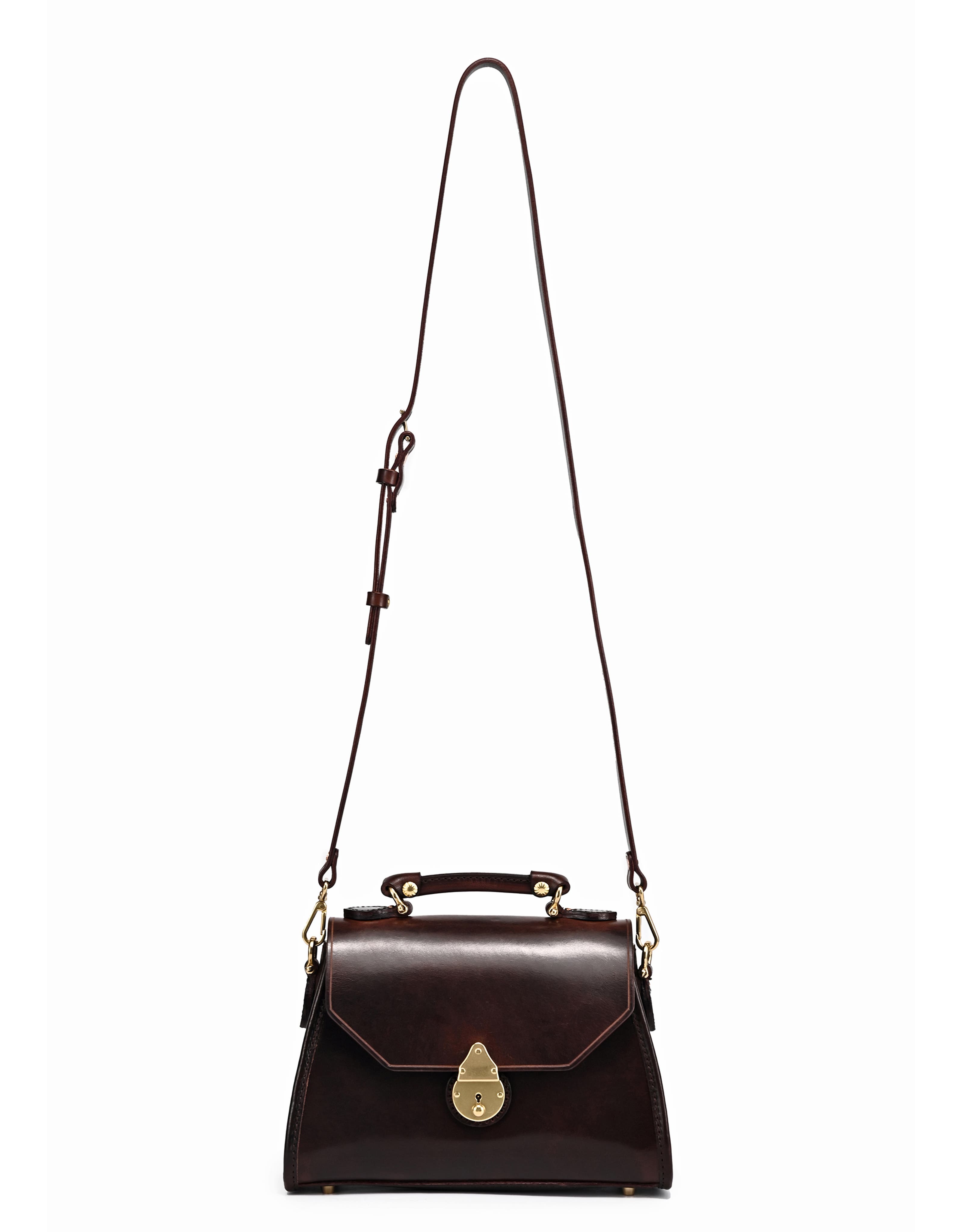 OLD TREND Laurel Genuine Leather Classic Everyday Satchel, Alternate, color, Brown