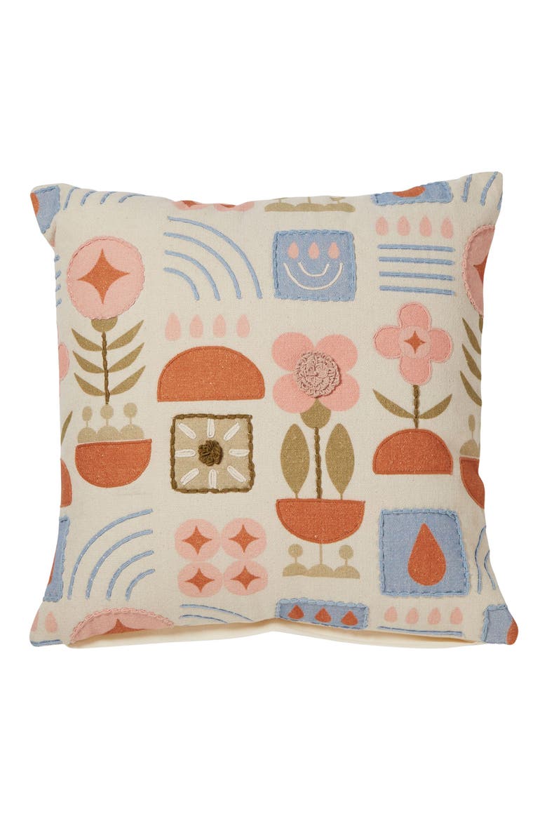 Scandinavia Throw Pillow, Main, color, BEIGE MULTI