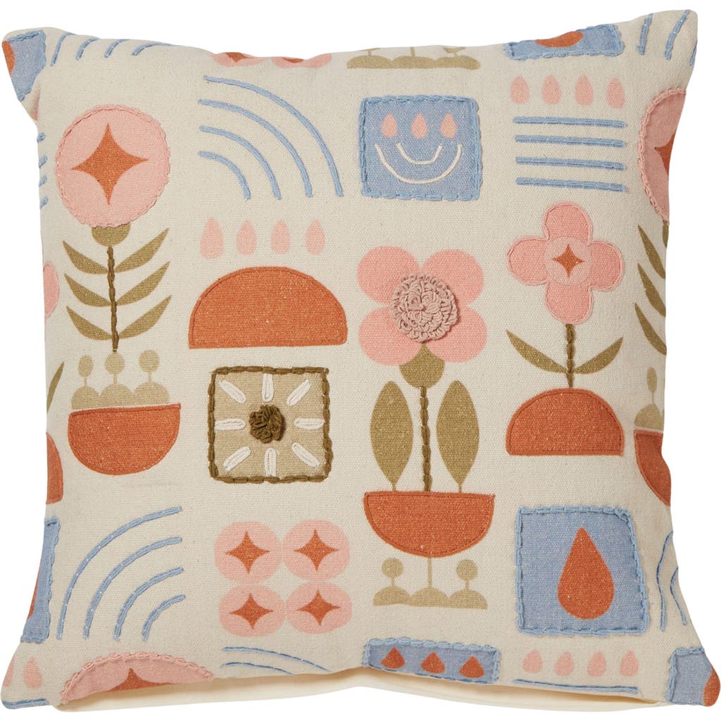 Roselli Trading Company Scandinavia Throw Pillow In Beige Multi