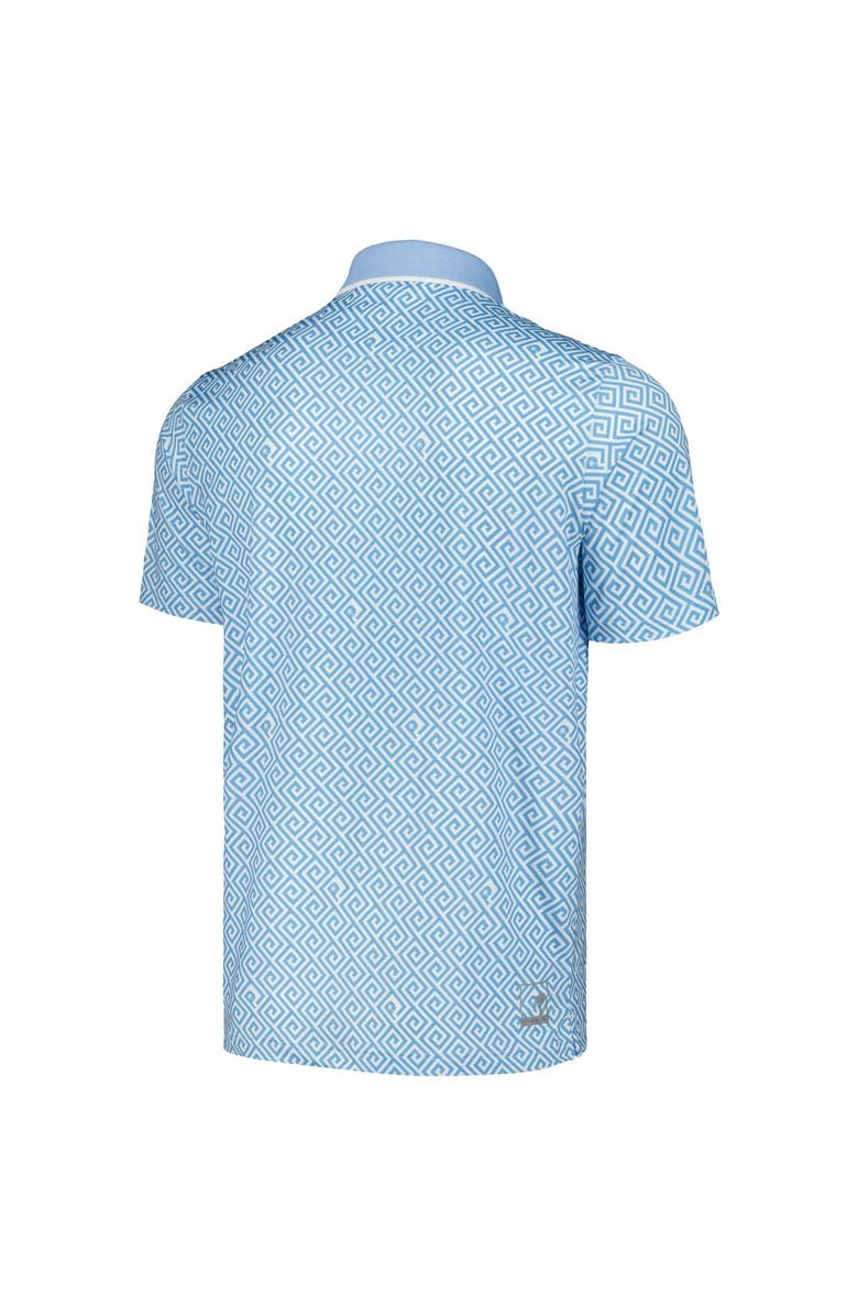 PUMA Men's Puma x PTC Light Blue WM Phoenix Open Resort MATTR Polo, Alternate, color, 