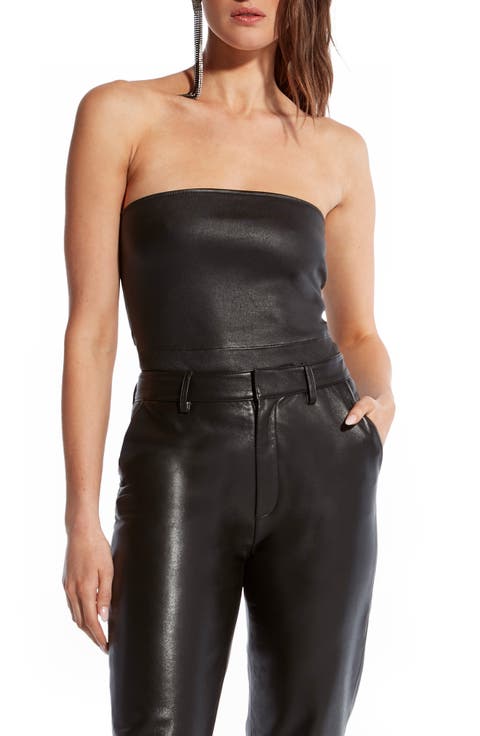 Cinematique Stretch Leather Bustier