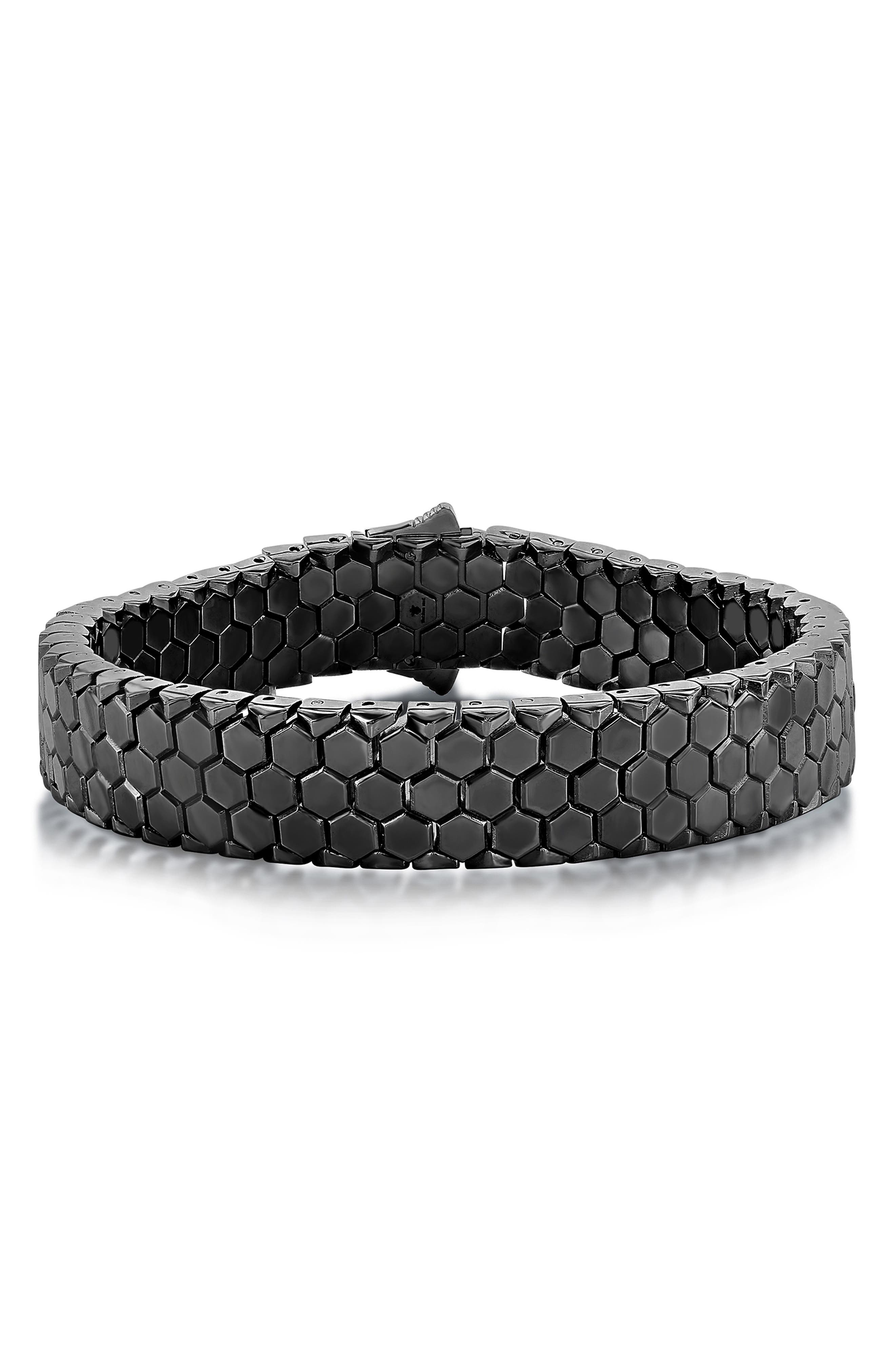 BLACKJACK Men's Honeycomb Bracelet
