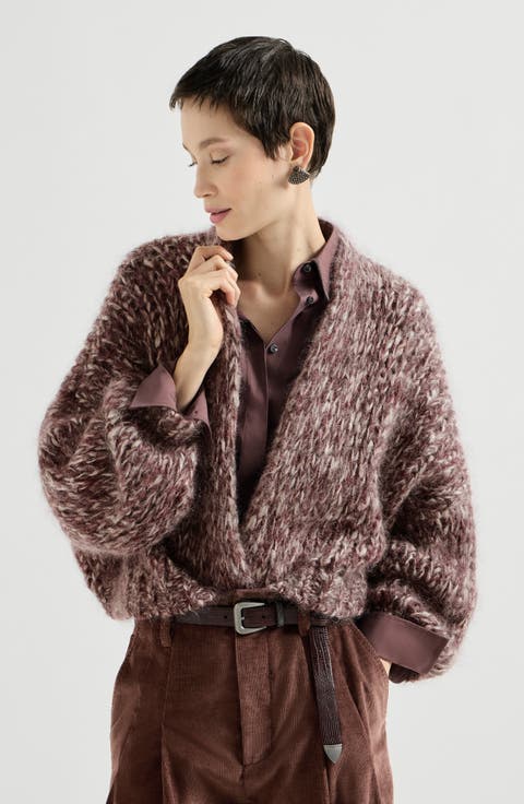 Malfilé mohair cardigan