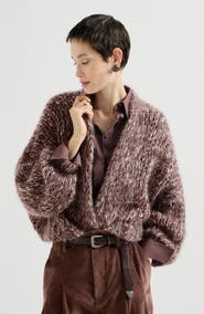 Brunello Cucinelli Malfilé Mohair Cardigan