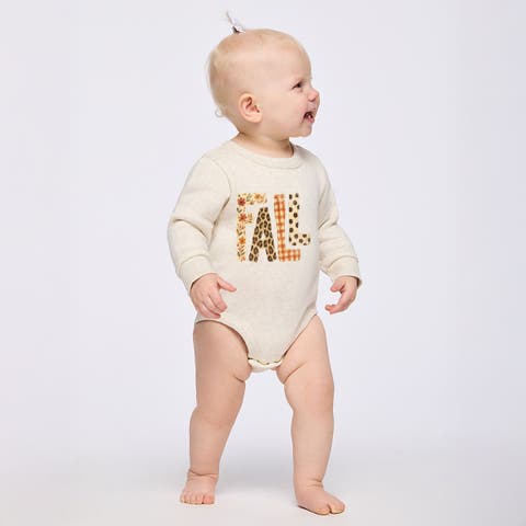 Fall Bold Patterns Infant Fleece BodySuit