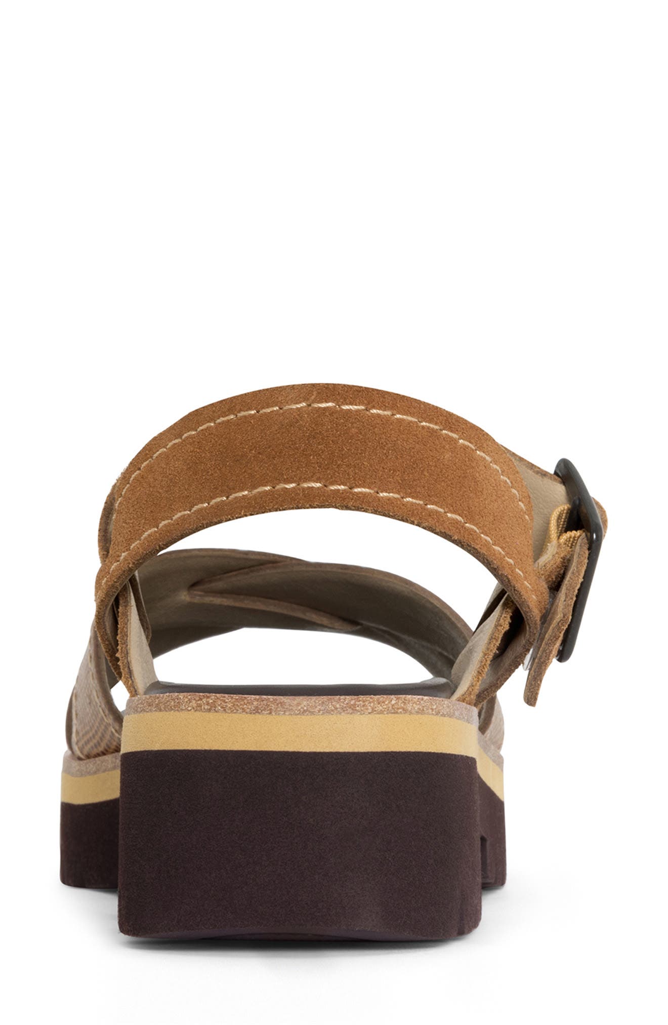 Donald Pliner Lug Sole Slingback Sandal, Alternate, color, Saddle