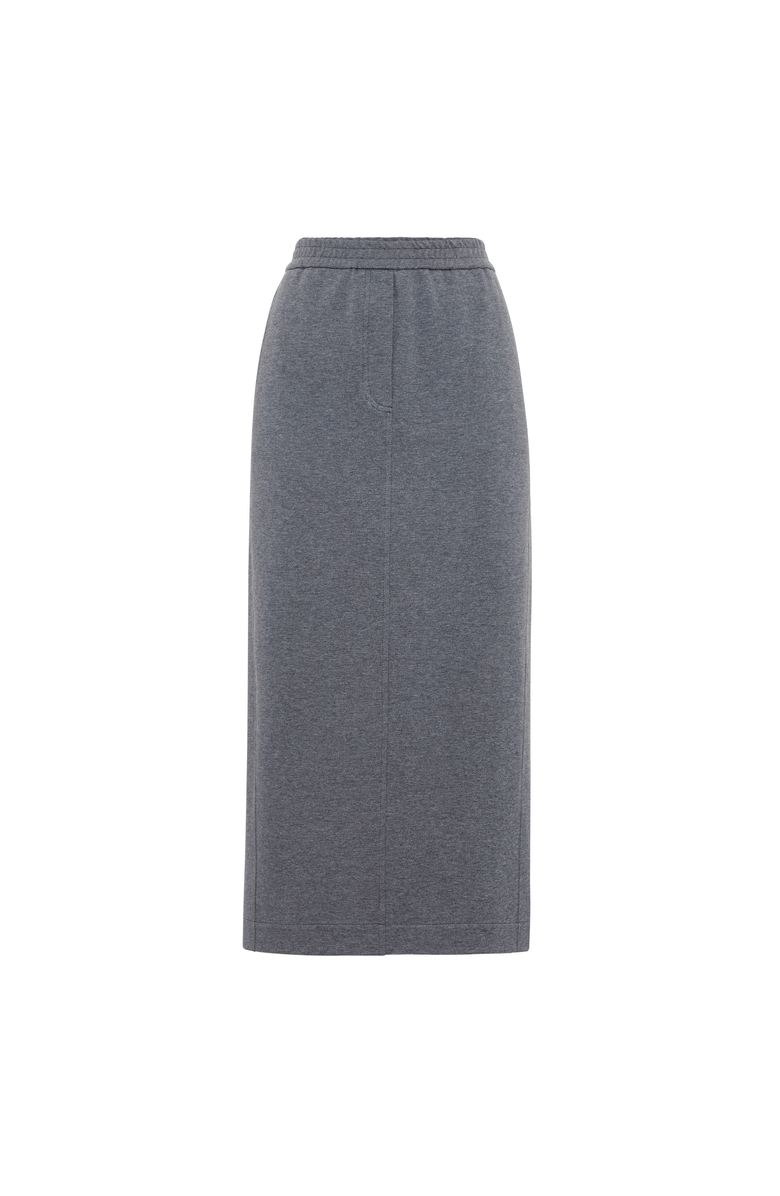 Brunello Cucinelli Track Midi skirt, Main, color, Lead