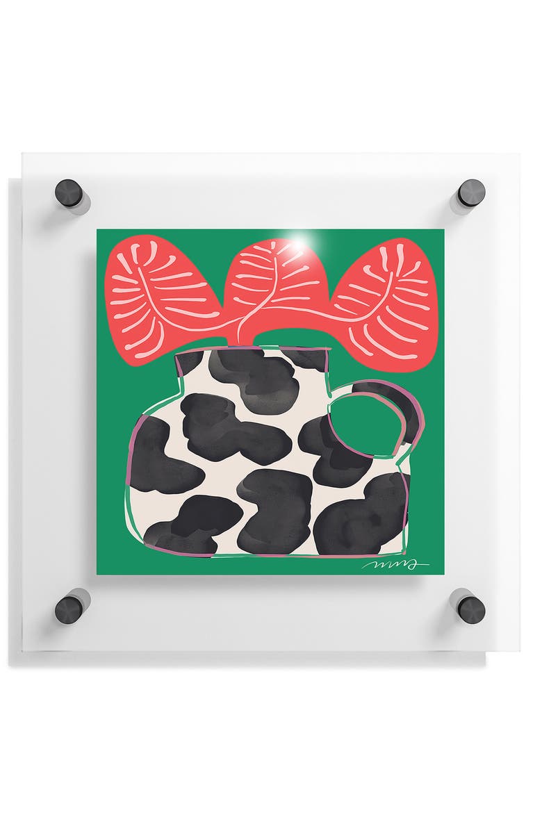 Deny Designs Bright Vase Floating Art Print, Main, color, 