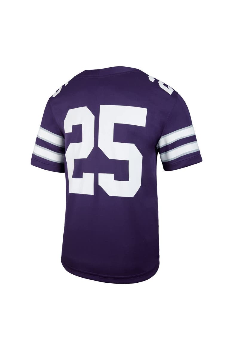 Youth Nike #25 Purple Kansas State Wildcats Untouchable Replica Game Jersey, Alternate, color, Purple