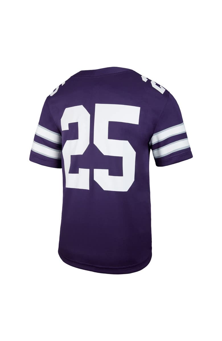Nike Youth Nike #25 Purple Kansas State Wildcats Untouchable Replica Game Jersey, Alternate, color, Purple