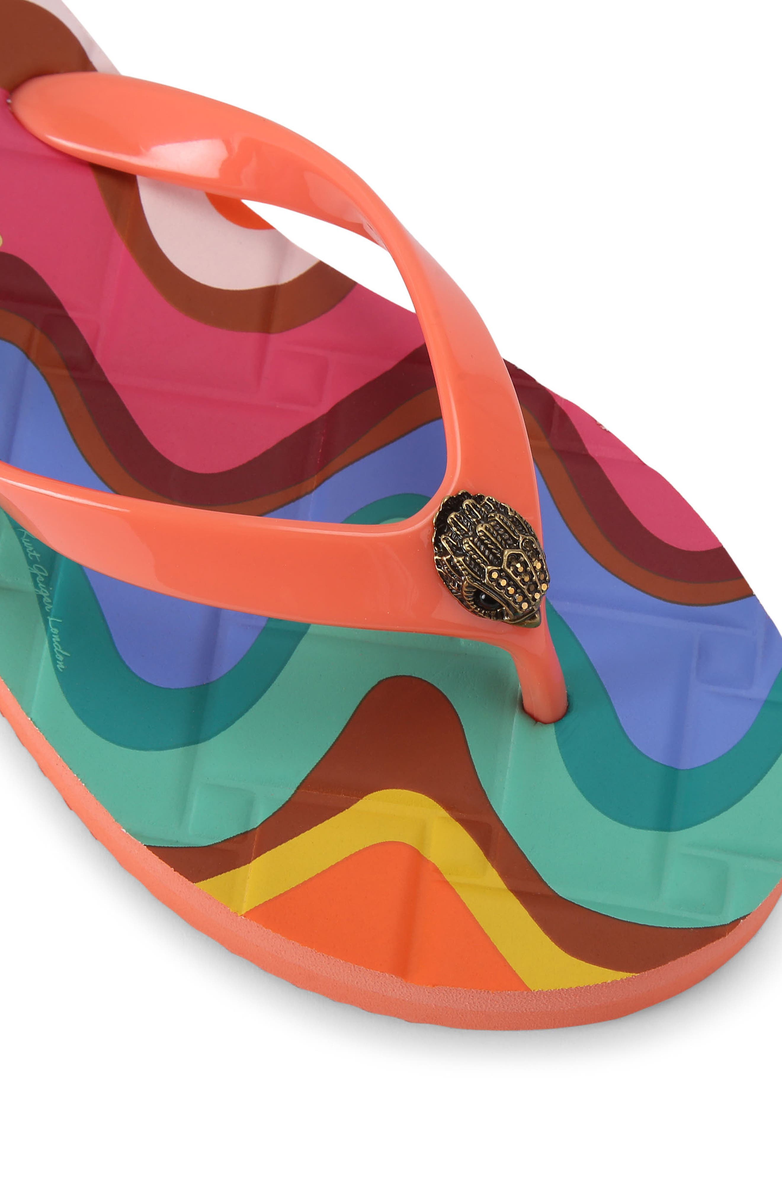 Kurt Geiger London Kensington Quilted Flip Flop, Alternate, color, 