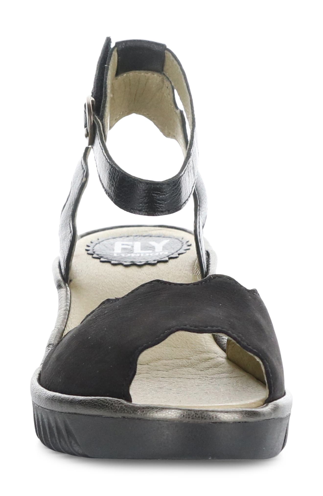 Fly London Lume Ankle Strap Sandal, Alternate, color, 