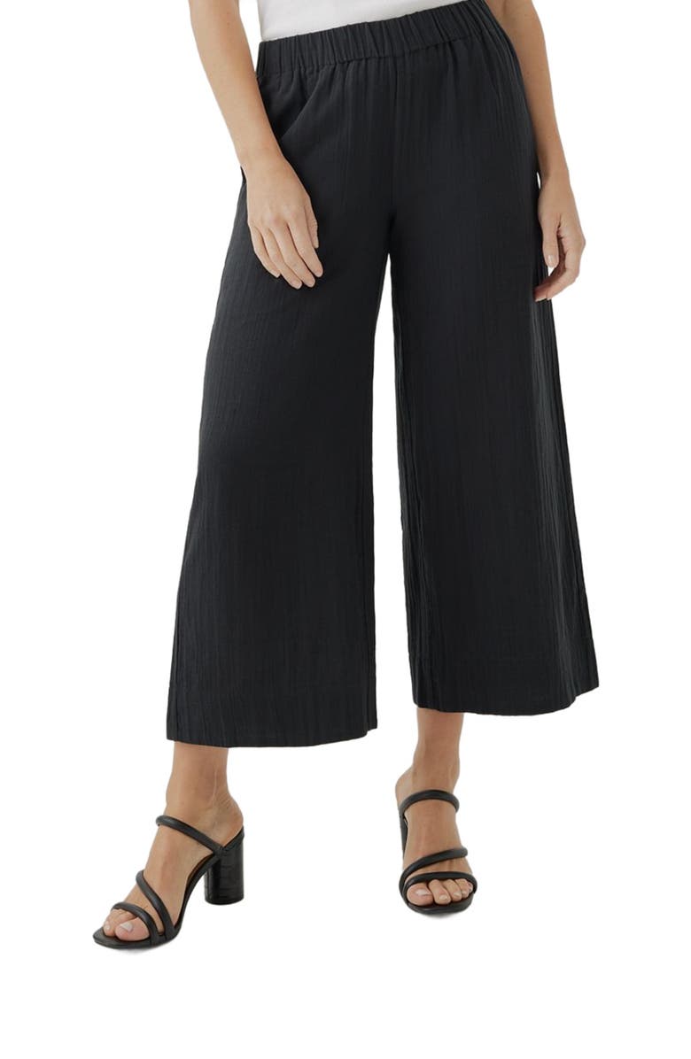 Pact Organic Coastal Double Gauze Wide Leg Pant, Alternate, color,