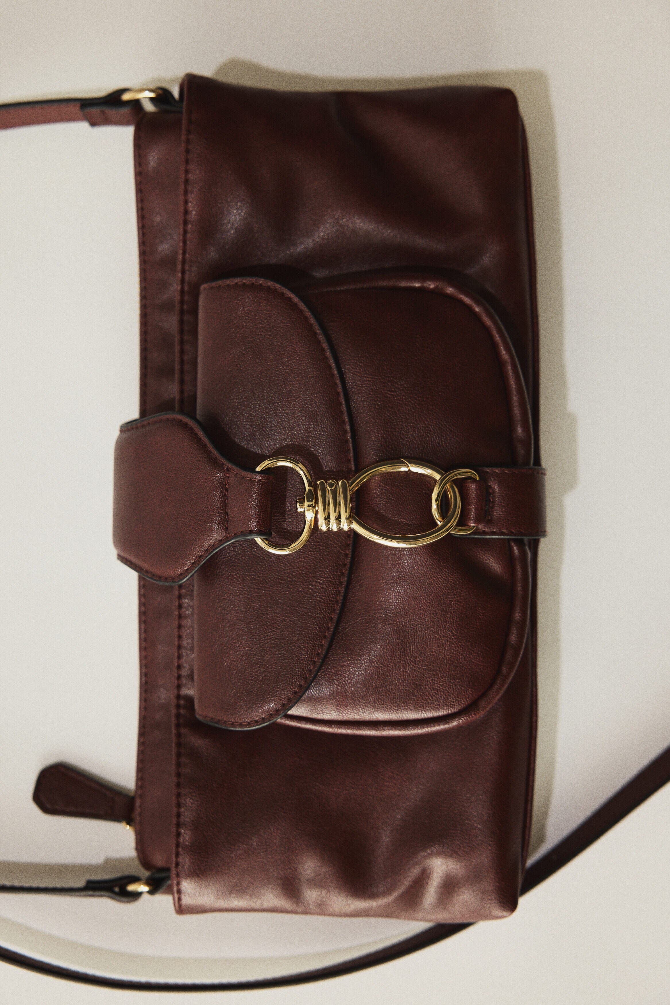 H&M Shoulder Bag, Alternate, color, Burgundy