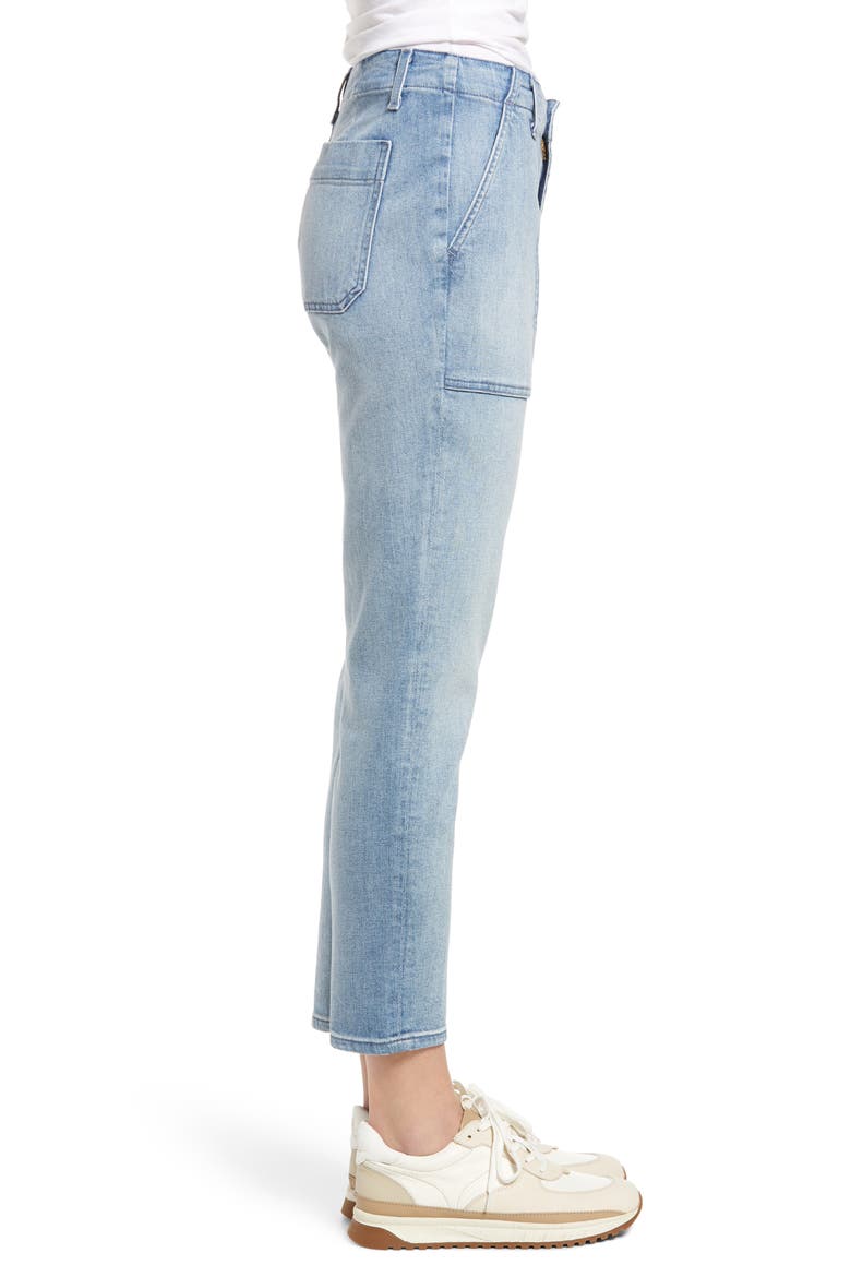 Caden Fatigue Ankle Denim Trousers, Alternate, color, CYPRUS