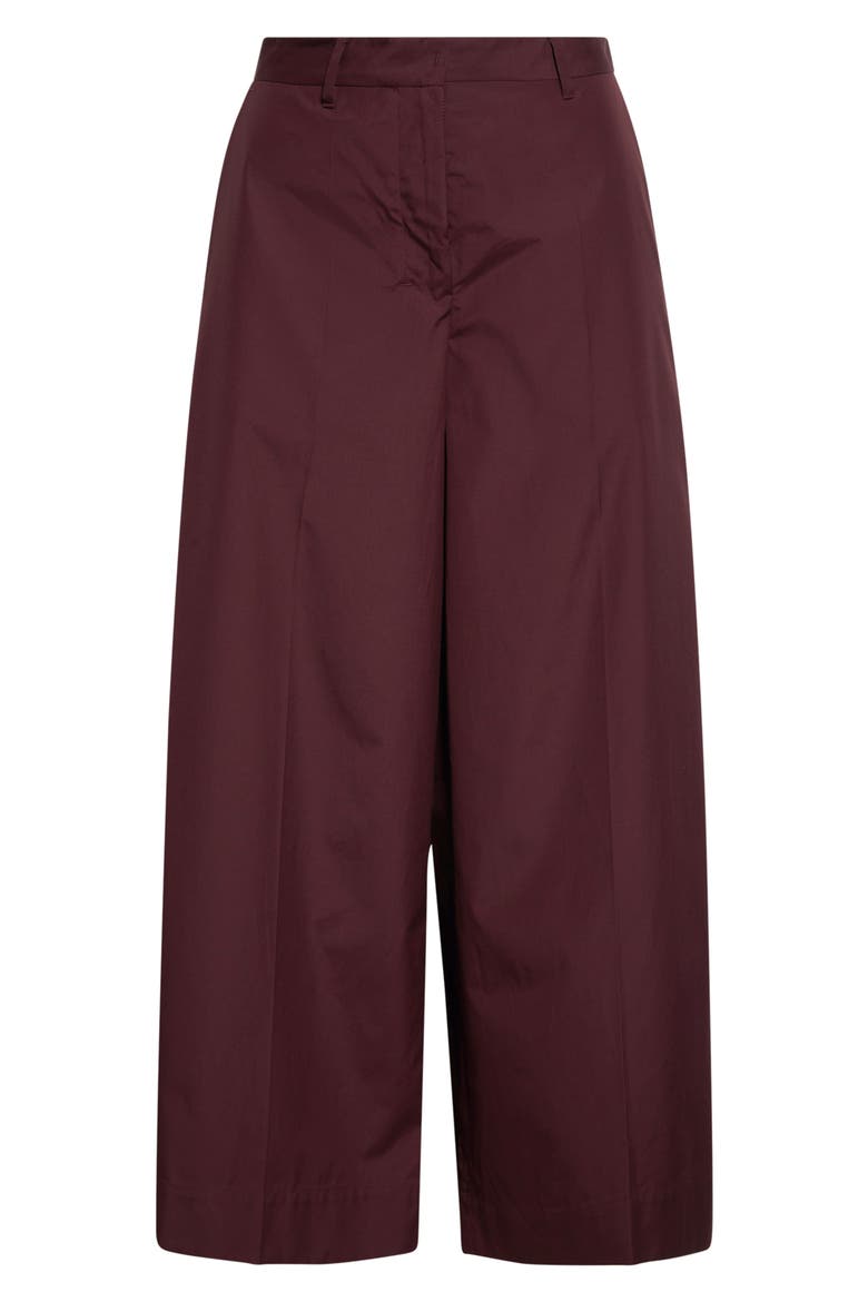 Epoca Crop Wide Leg Pants, Alternate, color, DARK RED