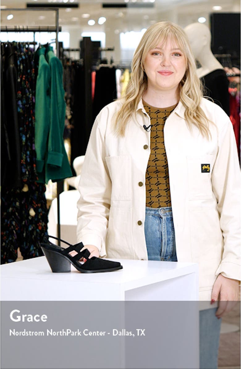 Caroline Pointed Toe Slingback Pump, sales video thumbnail