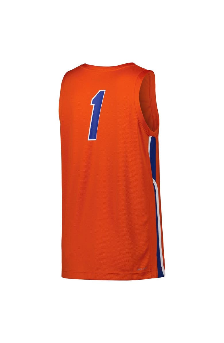 Jordan Brand Men's Jordan Brand #1 Orange Florida Gators Team Replica Basketball Jersey, Alternate, color, 