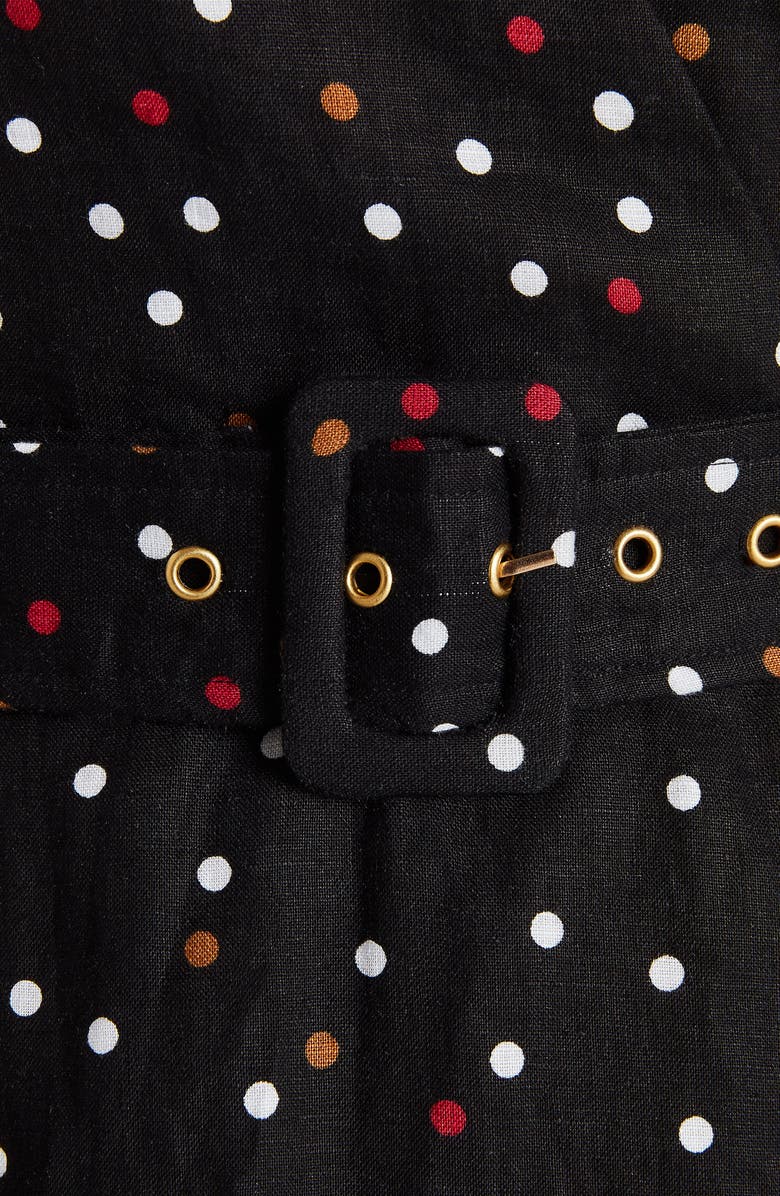 Estelle Confetti Faux Wrap Dress, Alternate, color, 