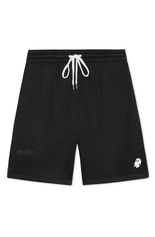Dalix Mens Ghost Midweight Court Short In Black