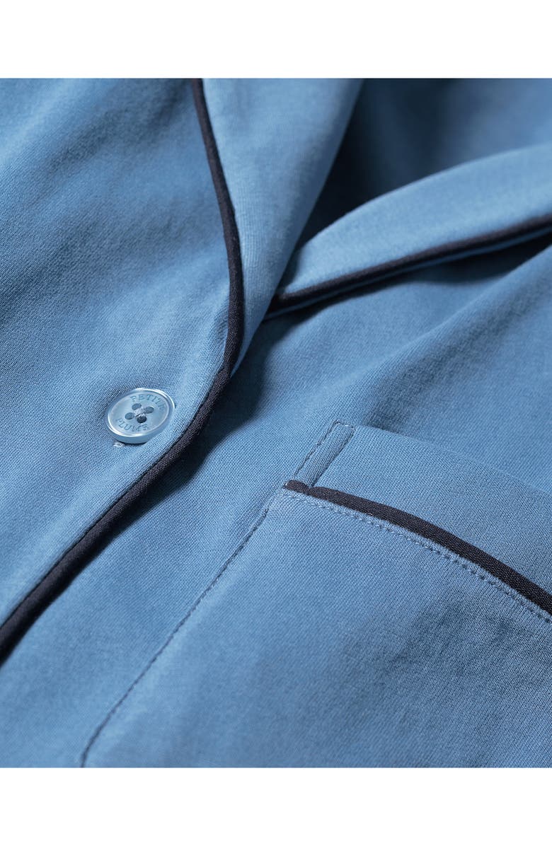 Petite Plume Mystique Blue Peruvian Cotton Pajamas, Alternate, color, 