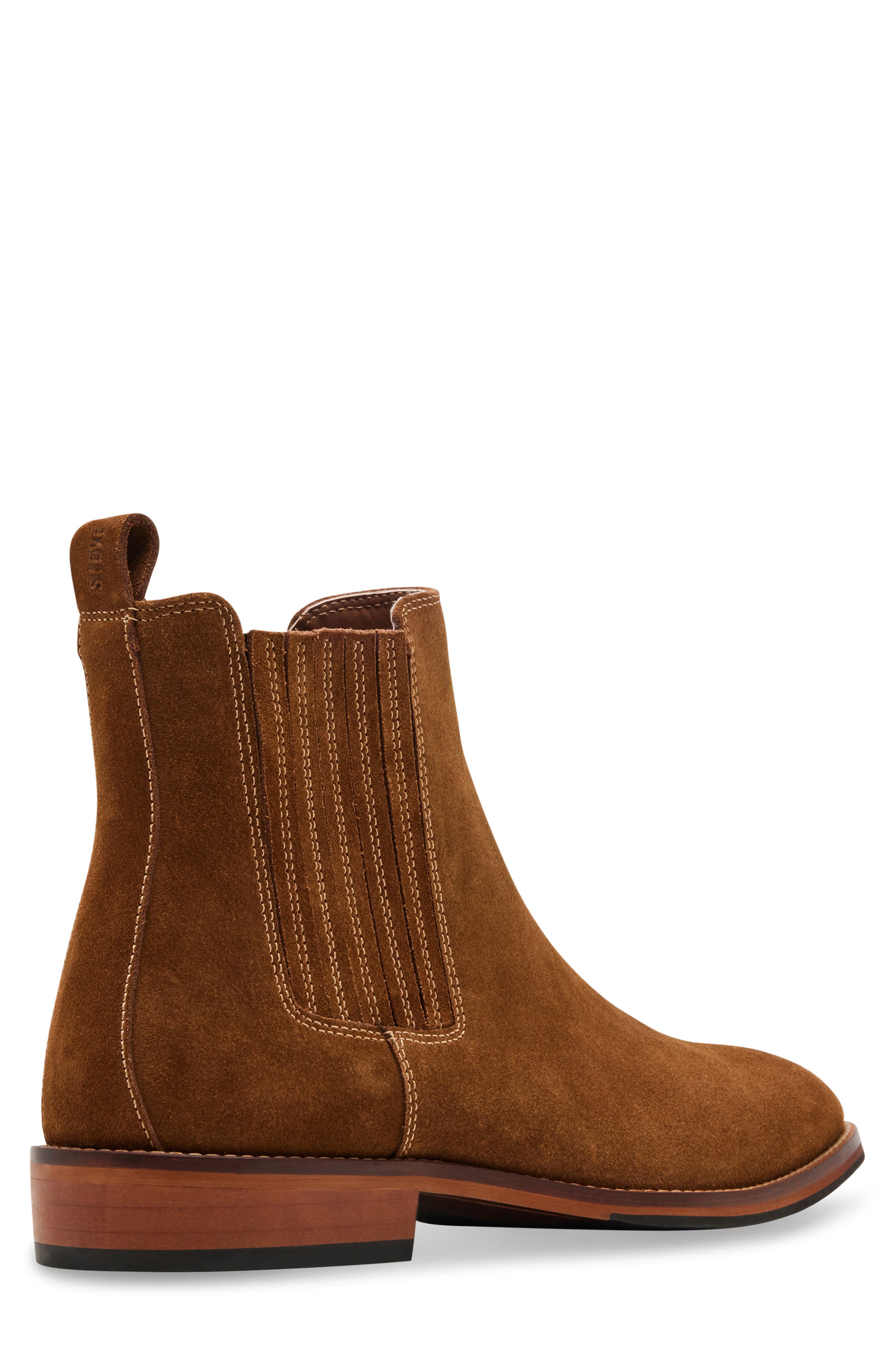 Steve Madden Rilyn Chelsea Boot, Alternate, color, Cognac Sue