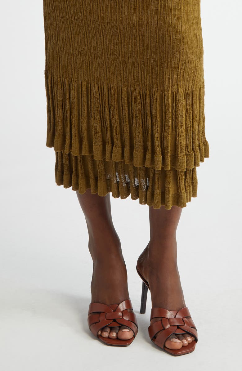 A.L.C. Lexi Tiered Knit Skirt, Alternate, color, Hazel