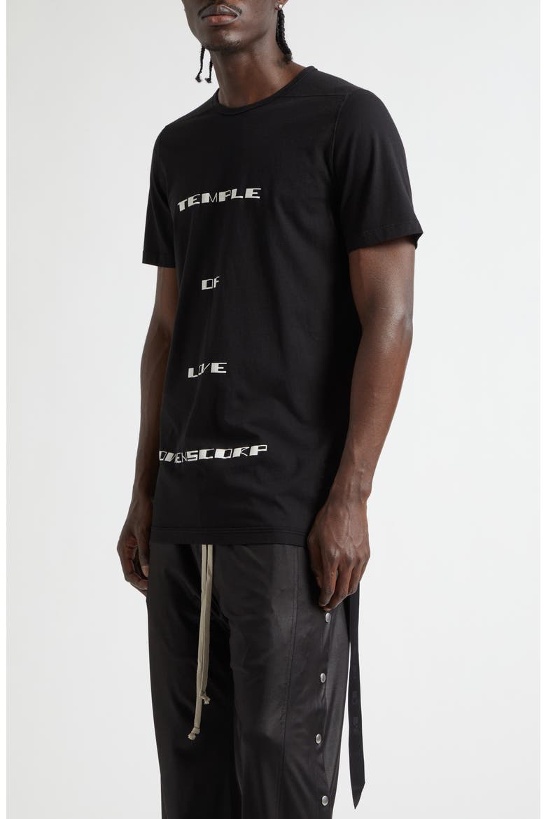 Level Temple Graphic T-Shirt, Alternate, color, BLACK/ MILK